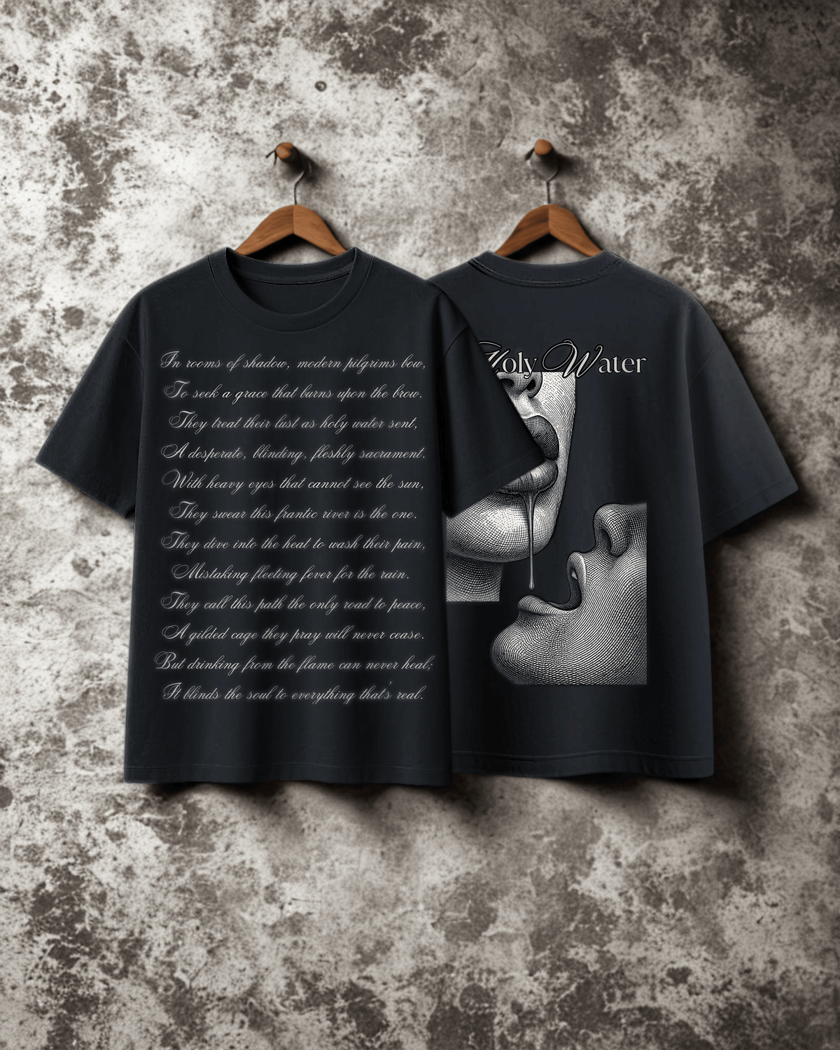 Holy Water Premium Quality Cotton Oversize Tee